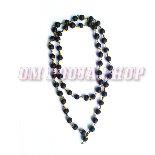 Shri Narayan Shaligram Mala in Brass Capping